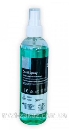 Спрей для ЕКГ, ЕЕГ Ultragel Conti Spray 250 гр., високопровідний електродний (ES250)