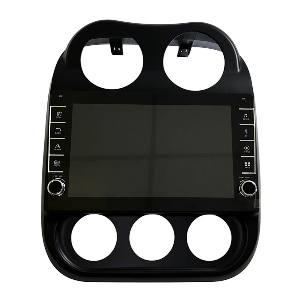 Магнітола для Cherokee Compass Patriot 2011-2016 Android 2/32 ГБ з кнопками | CarPlay, Bluetooth, камера