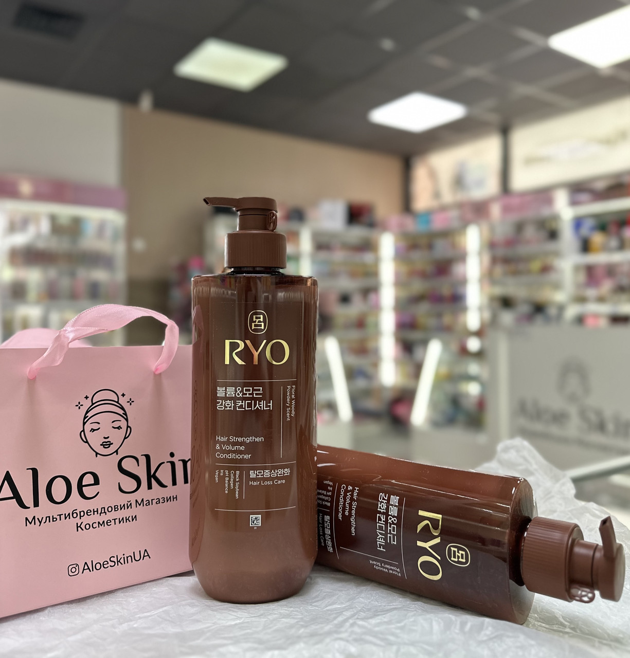 Зміцнюючий кондиціонер для ослабленого тонкого волосся Ryo Hair Strengthener&Volume Conditioner 592мл
