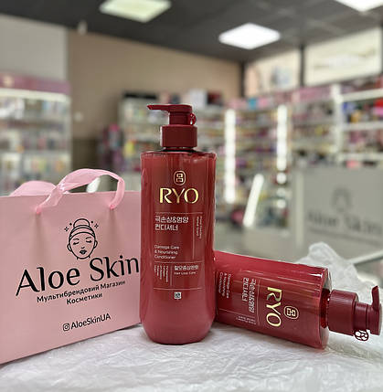 Кондиціонер для пошкодженого волосся Ryo Hair Damage Care&Nourishing Conditioner 592мл, фото 3