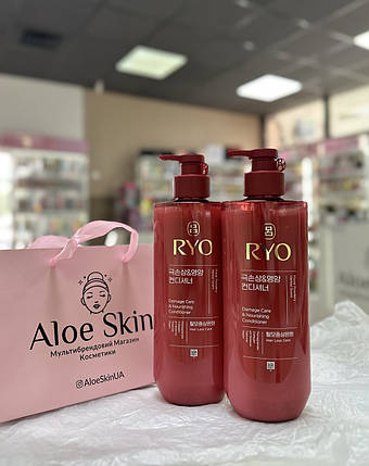 Кондиціонер для пошкодженого волосся Ryo Hair Damage Care&Nourishing Conditioner 592мл, фото 1