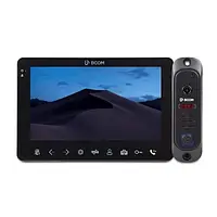 Комплект відеодомофона BCOM BD-780 Black Kit: відеодомофон 7" і відеопанель