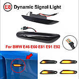 Повторювачі поворотів динамічні BMW E60 E61 E90 E91 E87 E81 E83 E84 E88 E92 E93 E82 E46 1 3 5 серії, фото 3