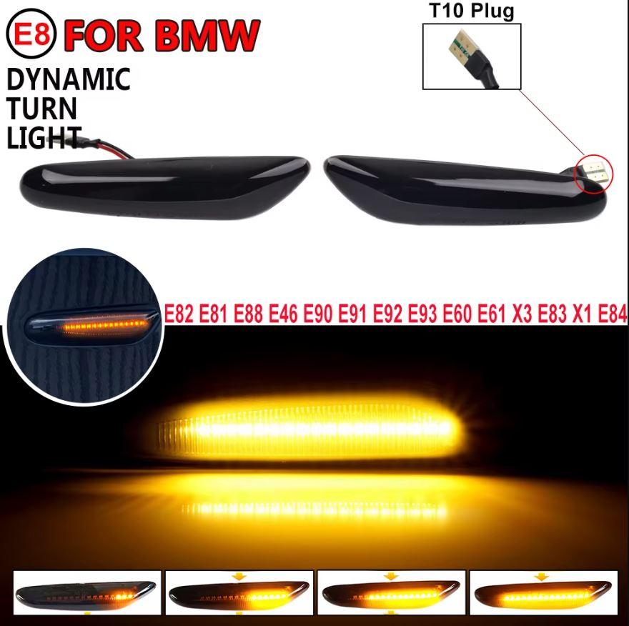 Повторювачі поворотів динамічні BMW E60 E61 E90 E91 E87 E81 E83 E84 E88 E92 E93 E82 E46 1 3 5 серії