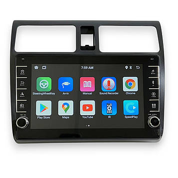 Магнітола для Suzuki Swift 2004-2010 Android 4/64 ГБ з кнопками | 4G, 8-ядер, CarPlay, Bluetooth, камера