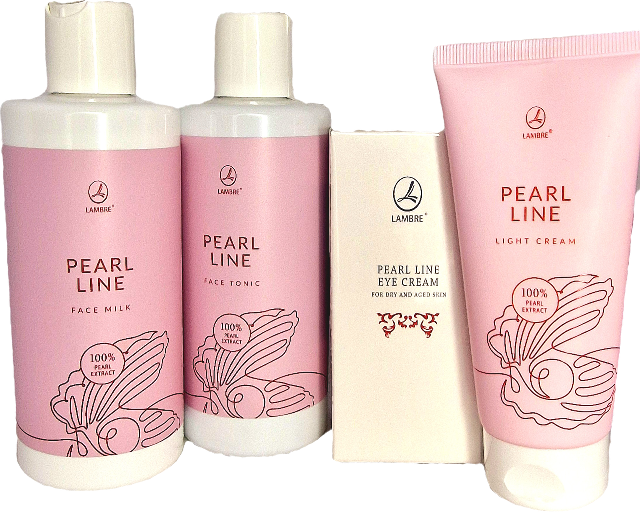 Лінія зволожуючих засобів з екстрактом перлів Pearl Line