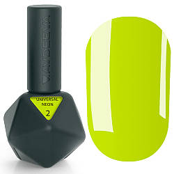 Рідкий акригель Victoria Avdeeva Universal Gel Neon No2, 12 мл (жовтий неон)