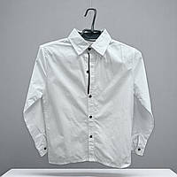 Детская рубашка для мальчика Kids C1822White 116см размер с длинным рукавом