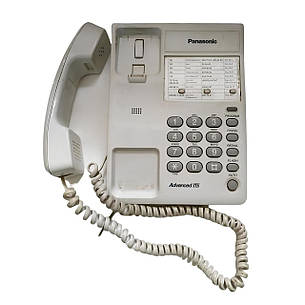 Б/В телефон Panasonic KX-TS2361 аналоговий стаціонарний офісний з пам’яттю на 10 номерів, фото 2