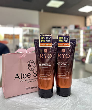 Зміцнююча маска проти випадання волосся Ryo Hair Loss Expert Care Root Strength Treatment 330мл, фото 3