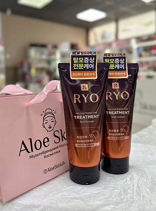 Зміцнююча маска проти випадання волосся Ryo Hair Loss Expert Care Root Strength Treatment 330мл, фото 4