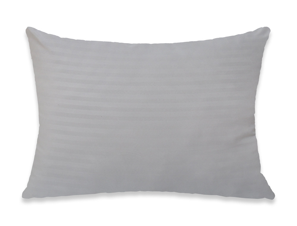 Постільна подушка 50*70 мікрофібра / холофайбер антиалергенна, сірого кольору