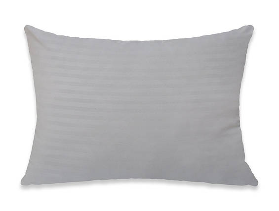 Постільна подушка 50*70 мікрофібра / холофайбер антиалергенна, сірого кольору, фото 1