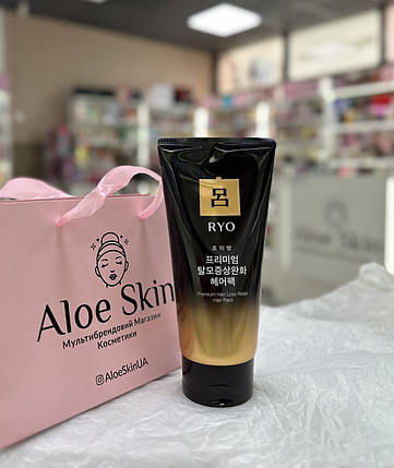 Поживна маска для пошкодженого волосся Ryo  Premium Hair Loss Relief Hair Pack 300мл, фото 1