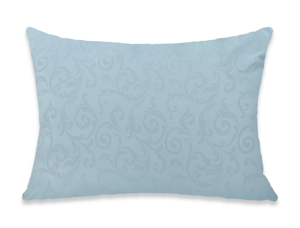 Постільна подушка 50*70 мікрофібра / холофайбер антиалергенна, блакитного кольору