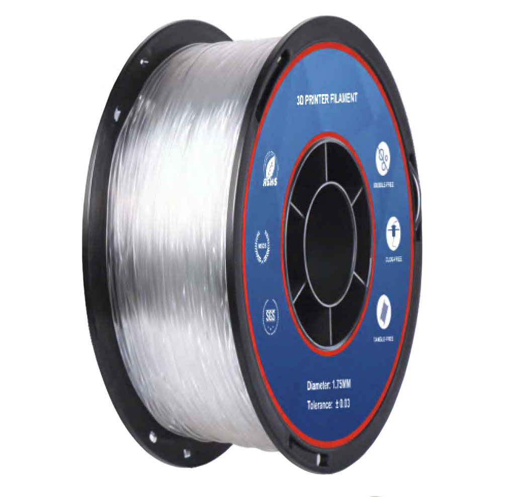 TPU нитка для 3D-друку, прозорий, 500 г, 1.75 мм