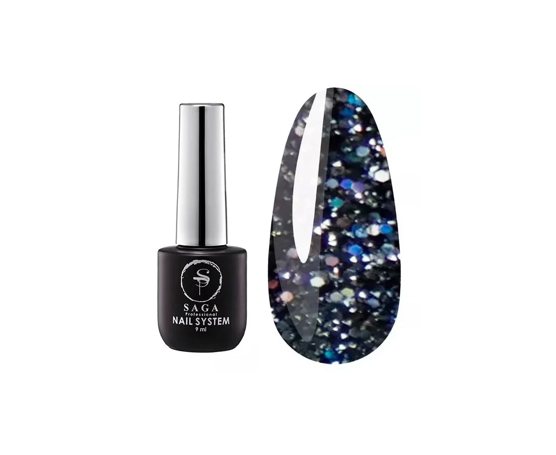 Гель-лак Феєрія від Saga Fiery #12 (світловідбивний гель-лак), фото 1