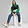 Вітровка Puma Men's Hooded Wındbreaker 675387 86 (зелена, спортивна, чоловіча, без підкладки, бренд пума), фото 6