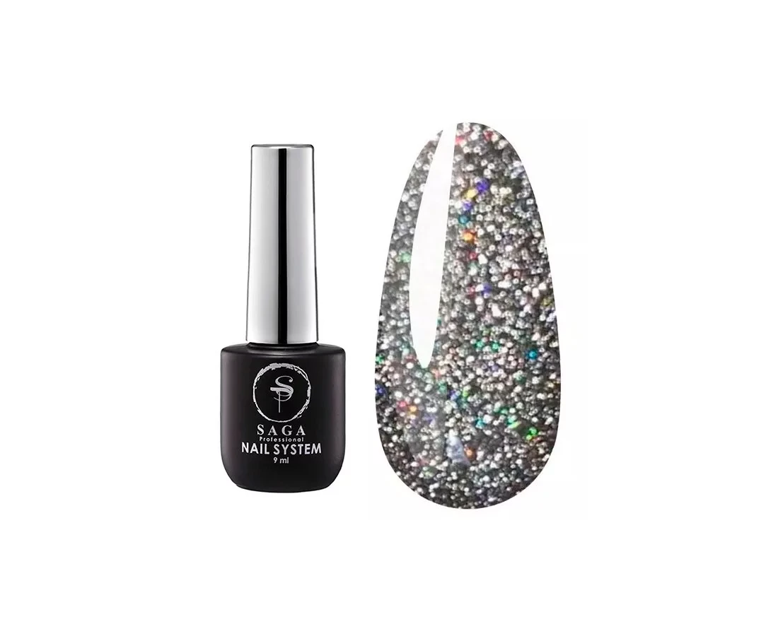 Гель-лак Феєрія від Saga Fiery #15 (світловідбивний гель-лак), фото 1