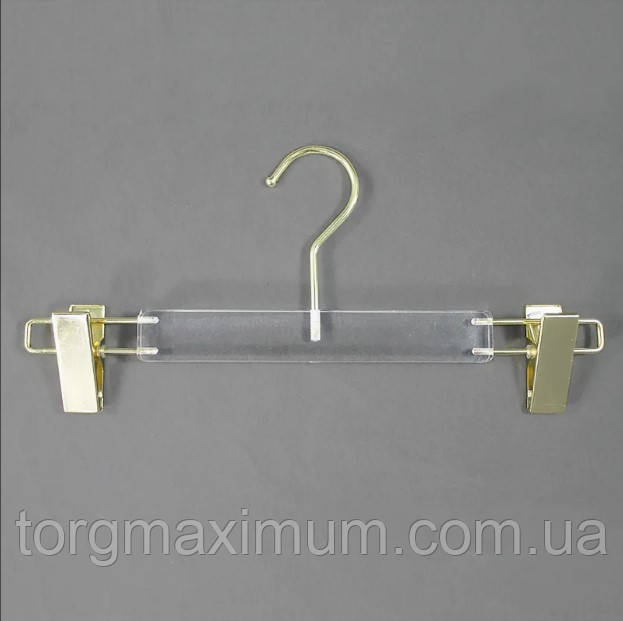 Вішалка для брюк акрилова прозора шириною 35 (см), фото 1