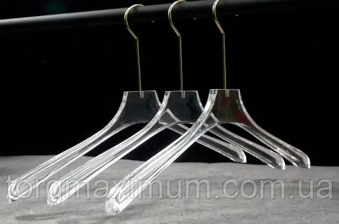 Вішалка акрилова прозора з високим гачком 44 (см), фото 1