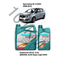 Комплект оливи в двигун Opel Zafira B 1.7 CDTi (2008-2012) Addinol