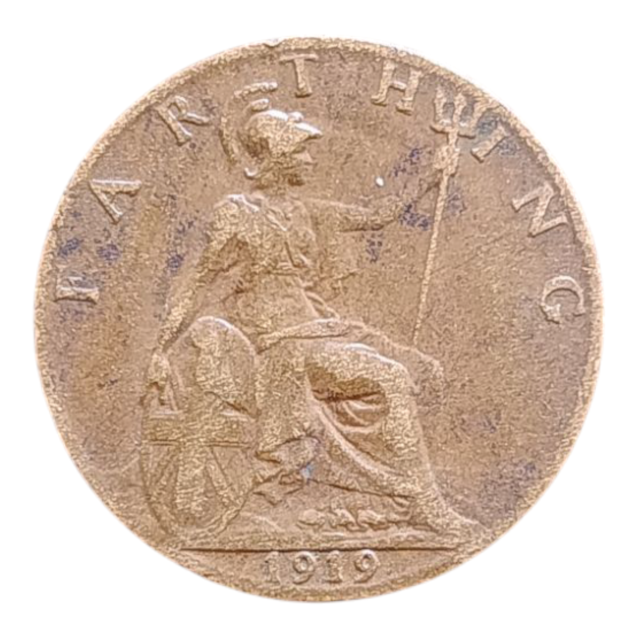 Велика Британія 1 фартінг, 1919
