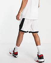 Чоловічі спортивні шорти Nike Big Swoosh white шорти Найк Біг Свуш білі лого збоку літо, фото 4