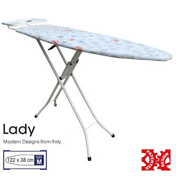 Прасувальна Розкладна Дошка для прасування Casa Si Lady 122x38 White/Perls (CS93574R267) Австрія