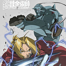 Плакат "Сталевий алхімік, Fullmetal Alchemist", 60×43см, фото 4
