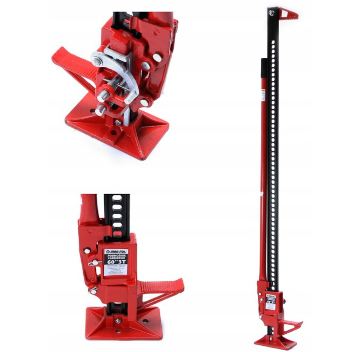 Домкрат рейковий 3,5 т Mar-Pol M80150, фото 1