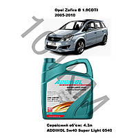 Комплект оливи в двигун Opel Zafira B 1.9 CDTi (2005-2010) Addinol