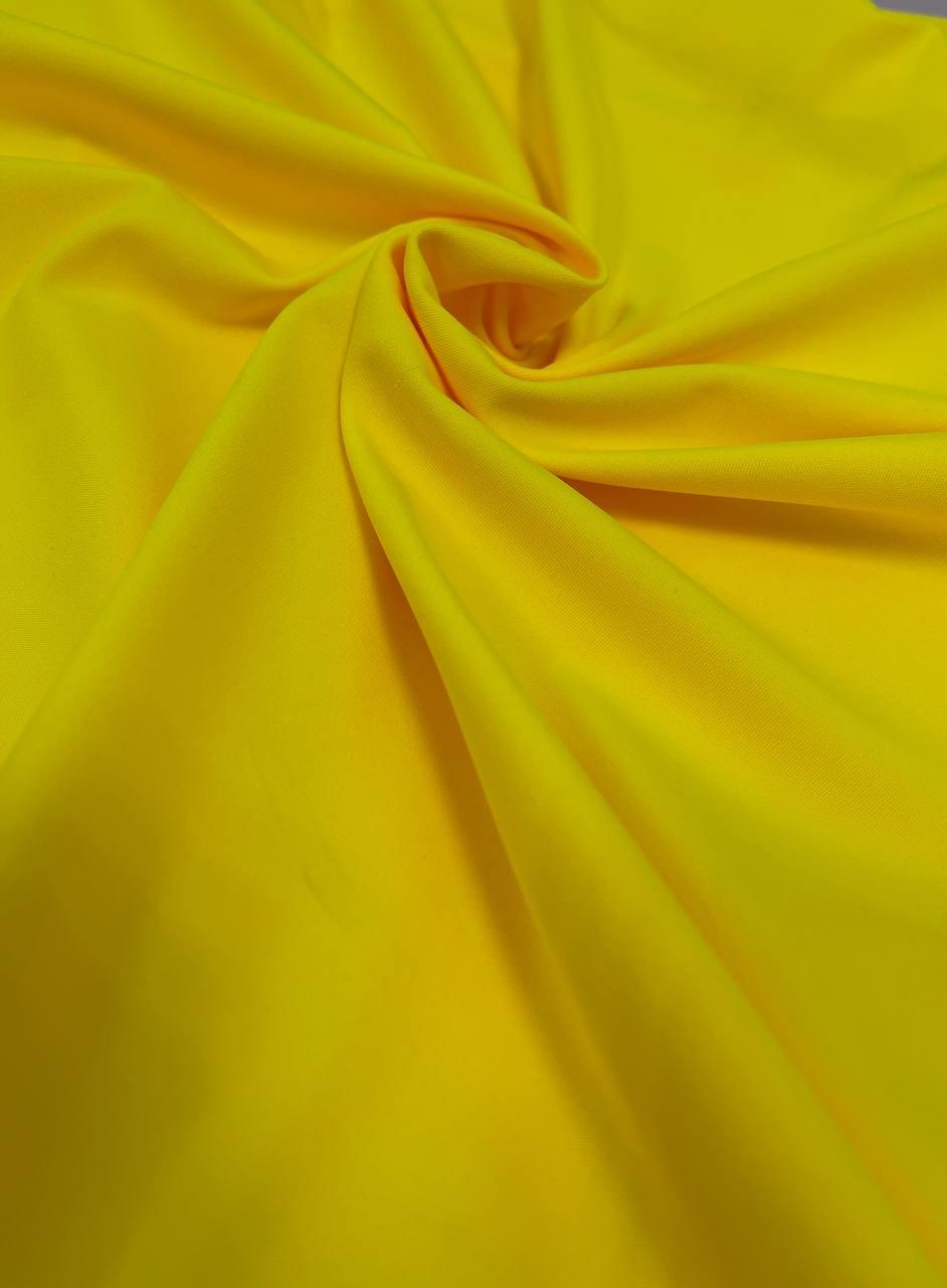 Тканинна для одягу - Мікродайвінг 24209, Колір : Жовтий , Щільність: 190 г/м² , 97% поліестер, 3% еластан, фото 1