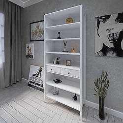 Дерев'яний стелаж "Хюгге" в спальню