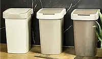 Відро для сміття «Євро» 10л, 24x19x32см, кольори в асортименті, Алеана