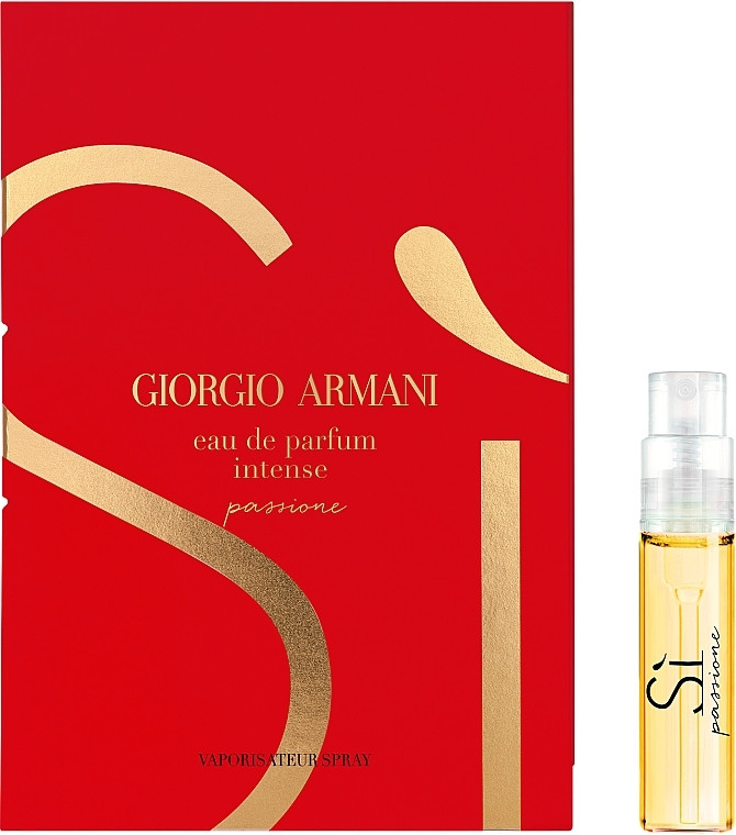 Парфумована вода для жінок Giorgio Armani Si Passione Intense Eau De Parfum 1.2 мл Пробник, фото 1