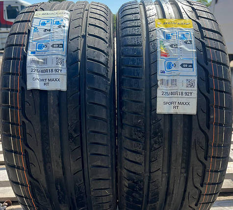 225/40R18 DUNLOP SPORT MAXX RT лето, фото 1