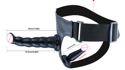 Страпон подвійний фалоімітатор Двохстороній дилдо на ремені Ремінь на фалоімітаторах Анальні буси Секс-іграшки для жінок Лесбі