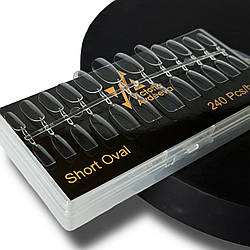 Типси гелеві Victoria Avdeeva Short Oval, 240 шт. (він)