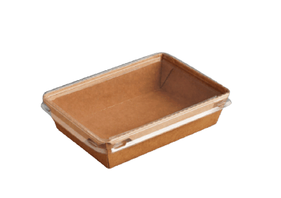 Контейнер паперовий з кришкою (150*100*45мм) (50шт)