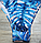 Купальники трикутник бікіні, жіночий купальник з рослинним візерунком., фото 3