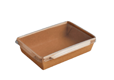 Контейнер паперовий з кришкою (180*120*50мм)(50шт)