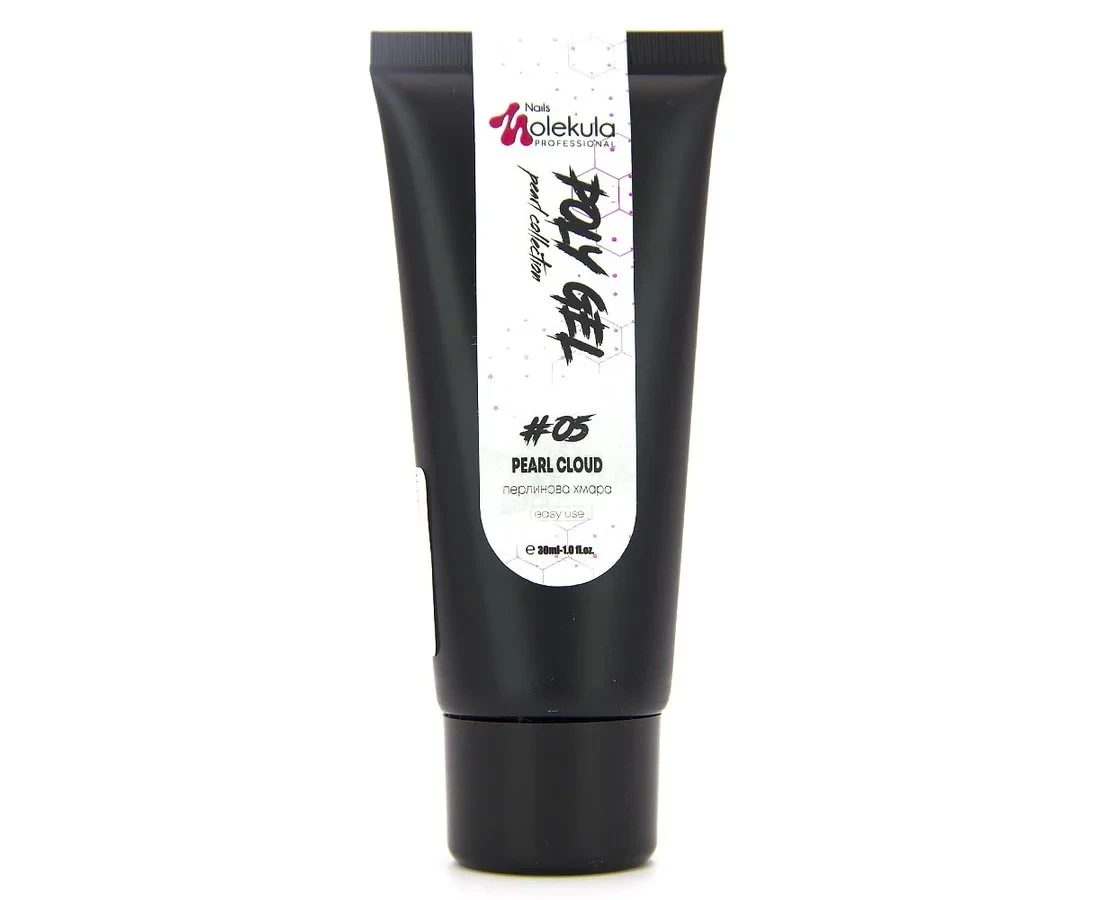 Poly gel №05 pearl cloud (перлинова хмара) 30 ml Molekula, фото 1