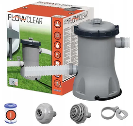 Фільтр-насос Bestway 58383 2006 л/год для басейну з картриджем, Польща