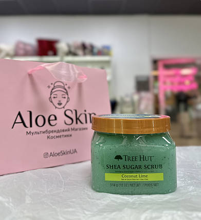 Скраб для тіла Tree Hut Coconut Lime Shea Sugar Scrub 510г, фото 1
