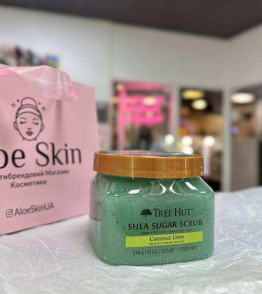 Скраб для тіла Tree Hut Coconut Lime Shea Sugar Scrub 510г, фото 3