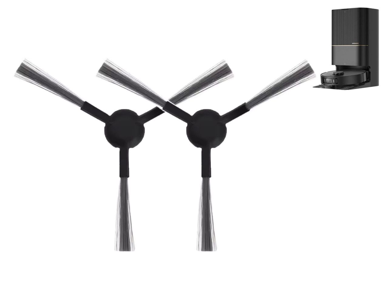 Бокові щітки сумісні з Dreame L10s Pro Ultra Heat / X30 Ultra / X30 Pro, фото 1