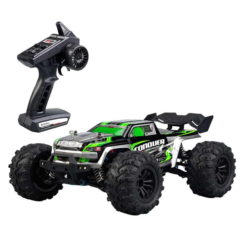 Радіокерована машина Conquer RC WL Toys монстр-трак 4х4 38км/год 1/16 Зелений ( код: 16102G )