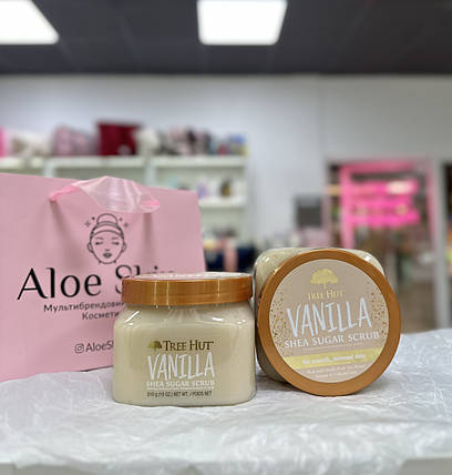 Скраб для тіла Tree Hut Vanilla  Shea Sugar Scrub 510г, фото 1