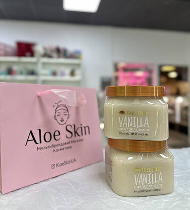 Скраб для тіла Tree Hut Vanilla  Shea Sugar Scrub 510г, фото 3